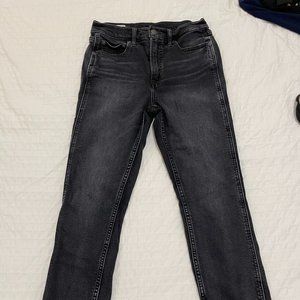 Gap Vintage Slim High Rise Jeans in Weathered Black